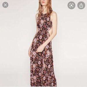 Zara- Beautiful open back formal maxi